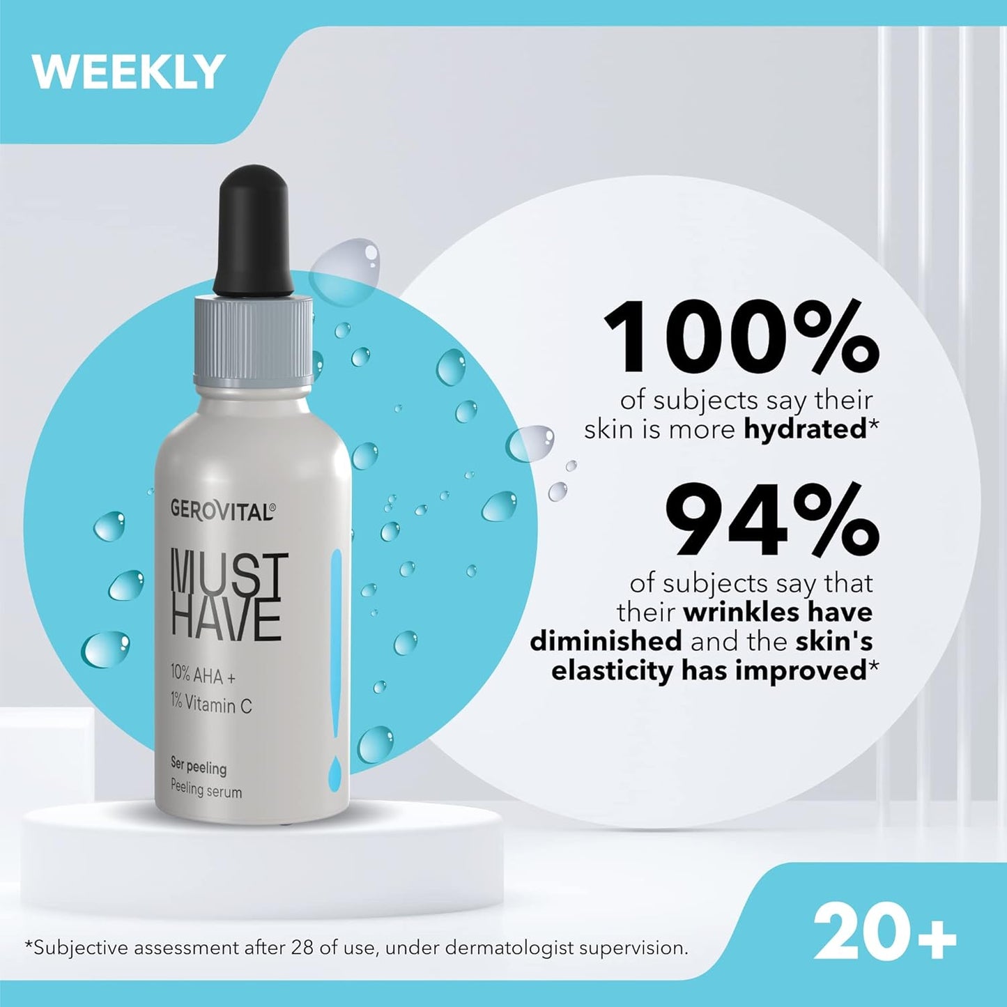 Gerovital Peeling Serum with 10% AHA